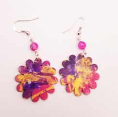 hand-painted-original-earrings-abstract-wood-beautifu-purple-colourful-gift-for-her